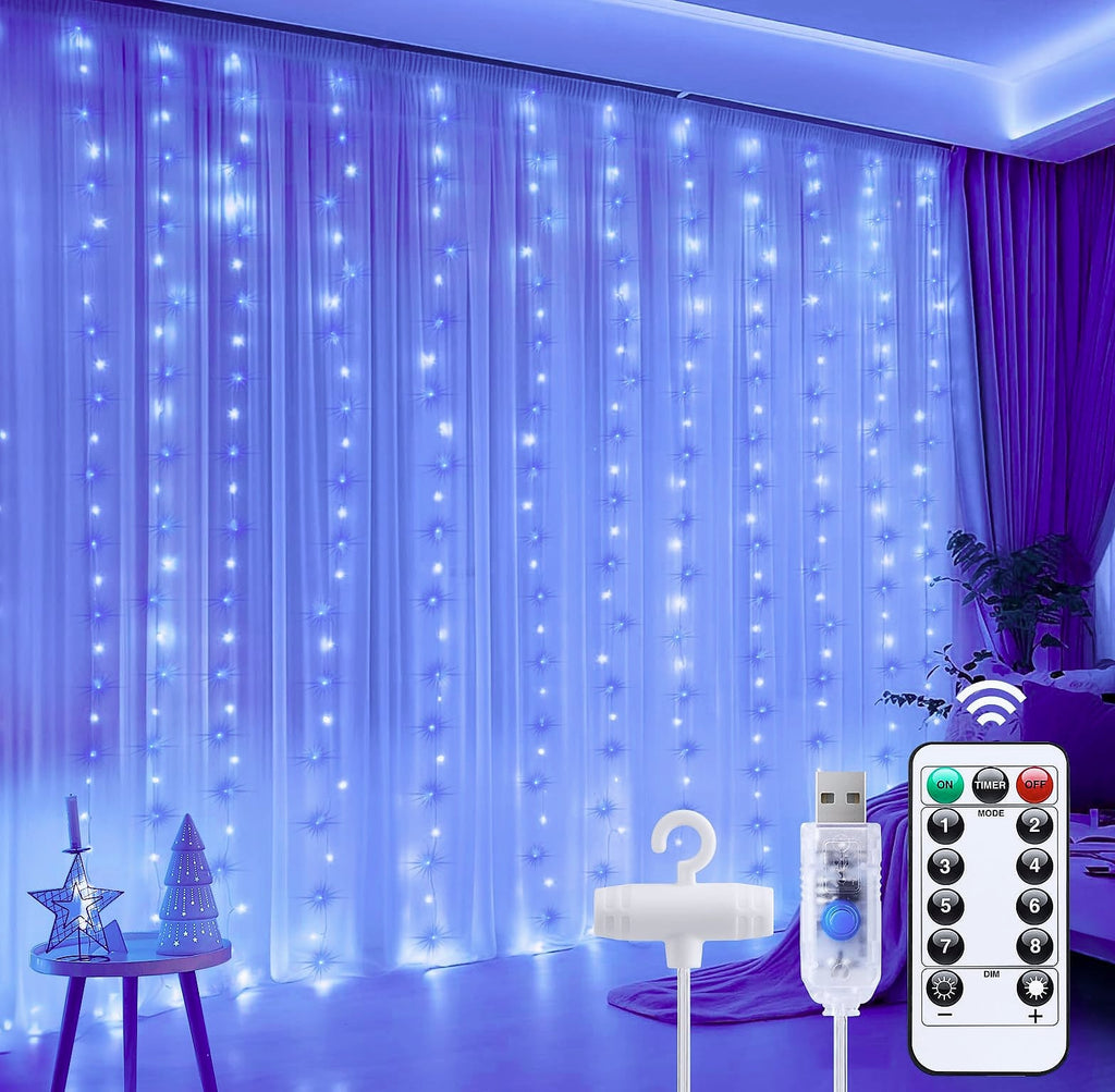 Minetom 300 LED Dimmable Fairy Lights with Remote and Timer