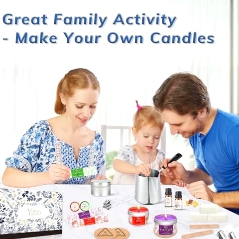 Complete Candle Making Kits for Adults Beginners, DIY Candle Supplies