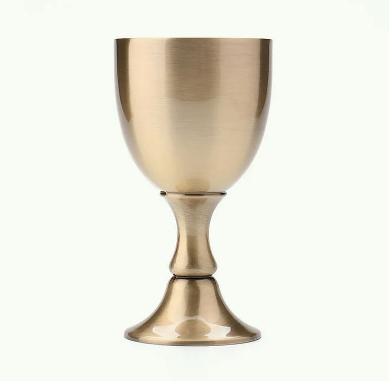 Aihogard Vintage Copper Wine Goblet 100ml Hand-made