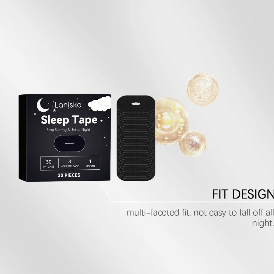 Sleep Tape for Men and Women 30pc Gentle Adhesive for Snoring ~Improve Sleep Quality