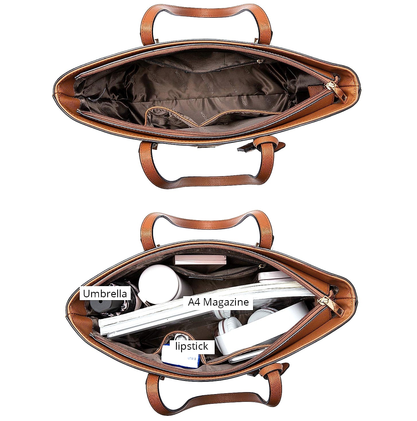 LOVEVOOK 3-Piece Handbag Set with Shoulder Bag, Satchel, and Hobo Purse