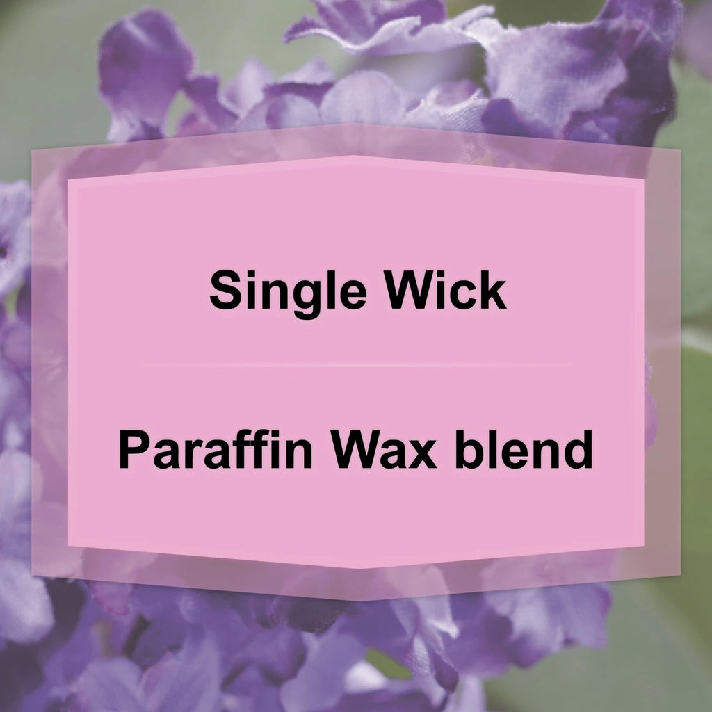 Mainstays Lilac Breeze Scented Single-Wick Large Glass Jar Candle 20 oz