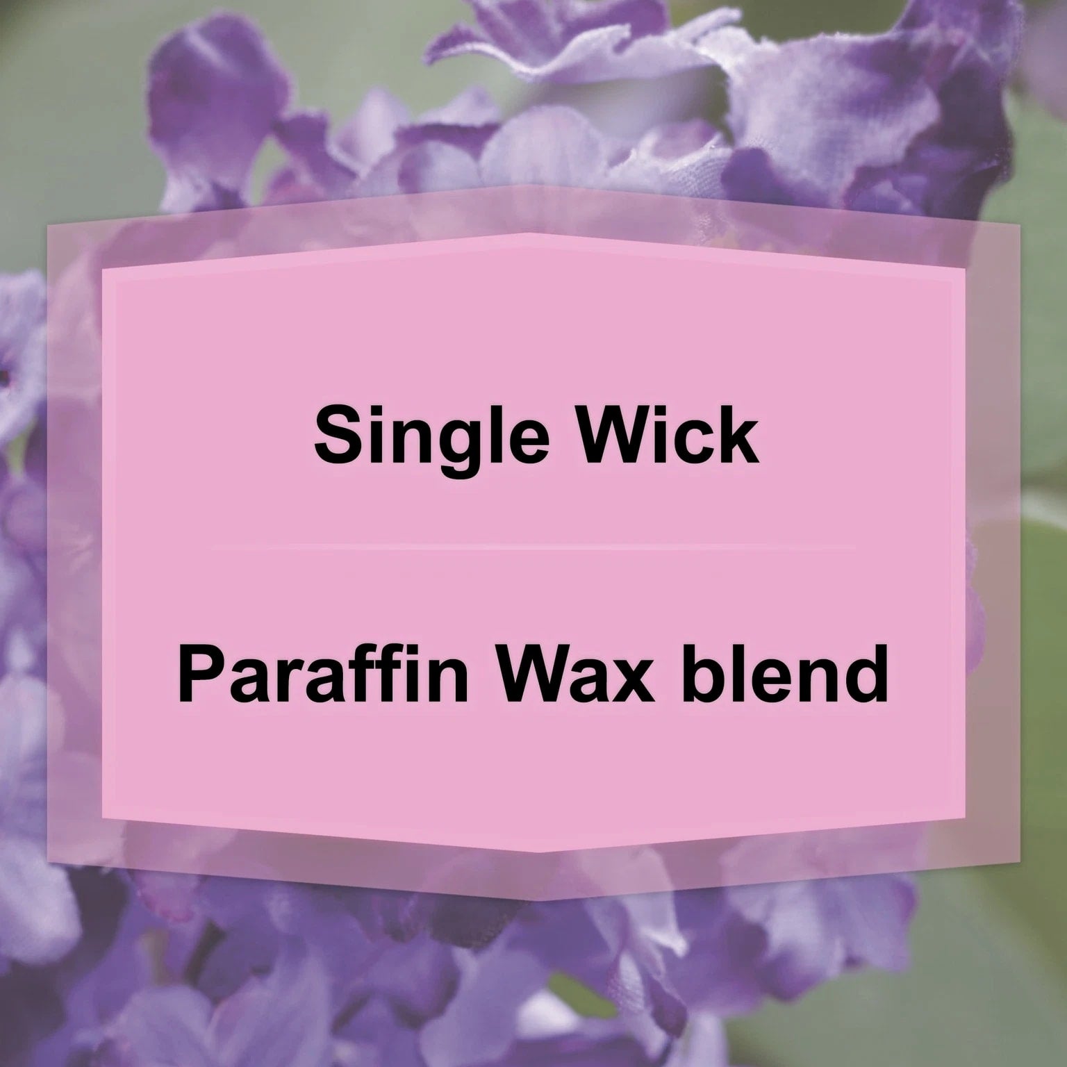 Mainstays Lilac Breeze Scented Single-Wick Large Glass Jar Candle 20 oz