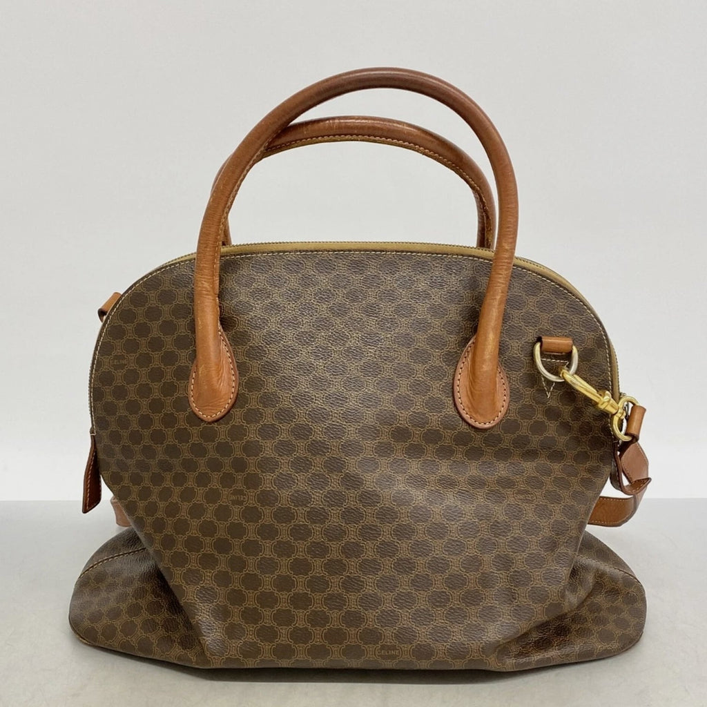 Celine Macadam Brown 2-way handbag for women GZl1h9x4