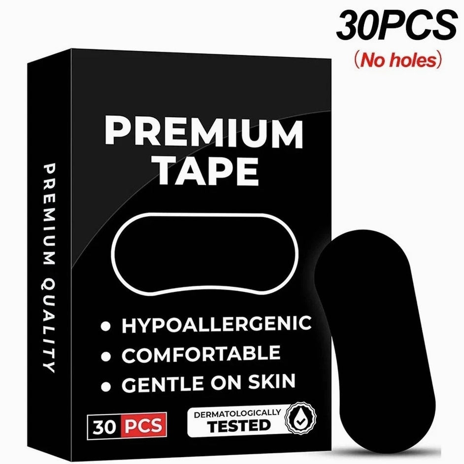 30-120 Strips Gentle Mouth Tape for Sleep – Soft Hypoallergenic Lip Support
