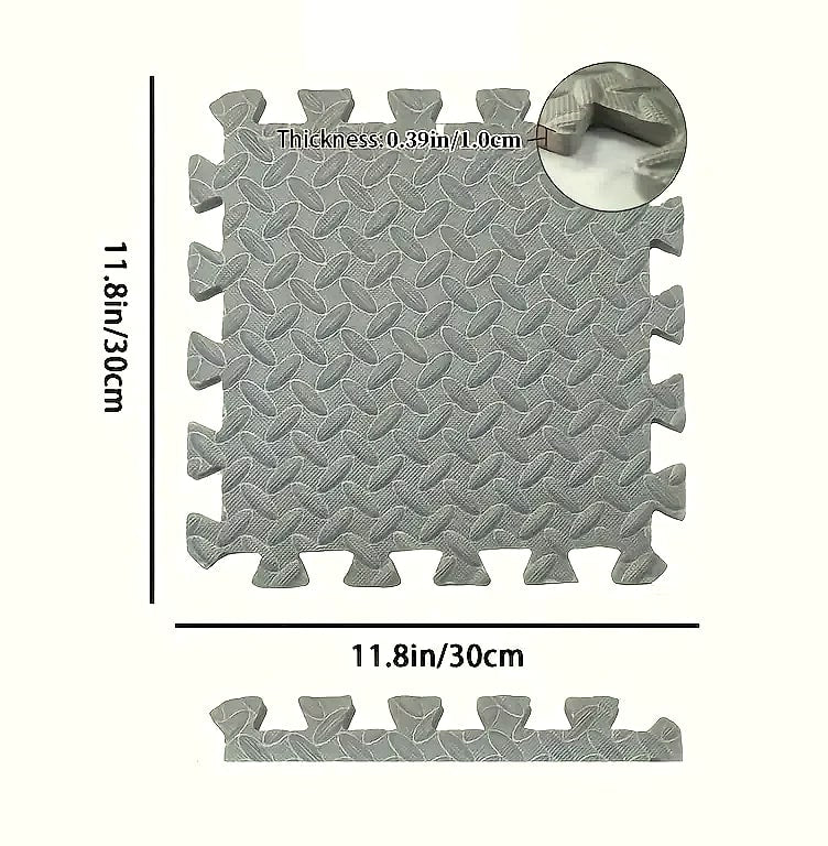 30x30cm Interlocking EVA Foam Gym Mat 16 Pieces Yoga Flooring