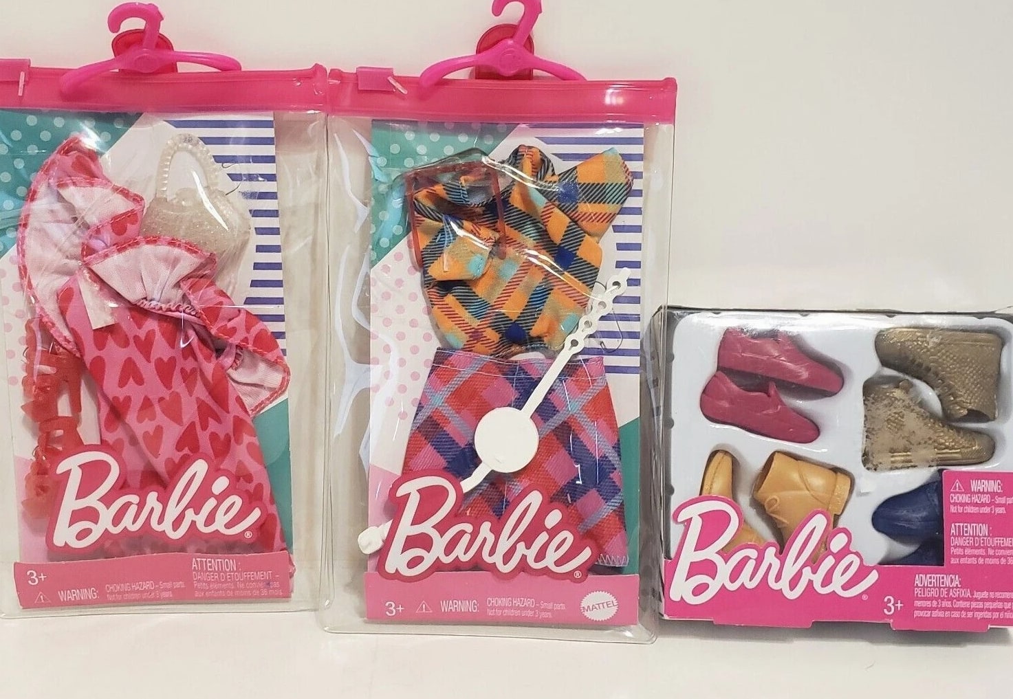 Barbie & ken Fashions Pack clothes or accessories "Sold in sets" "You Pick" NEW