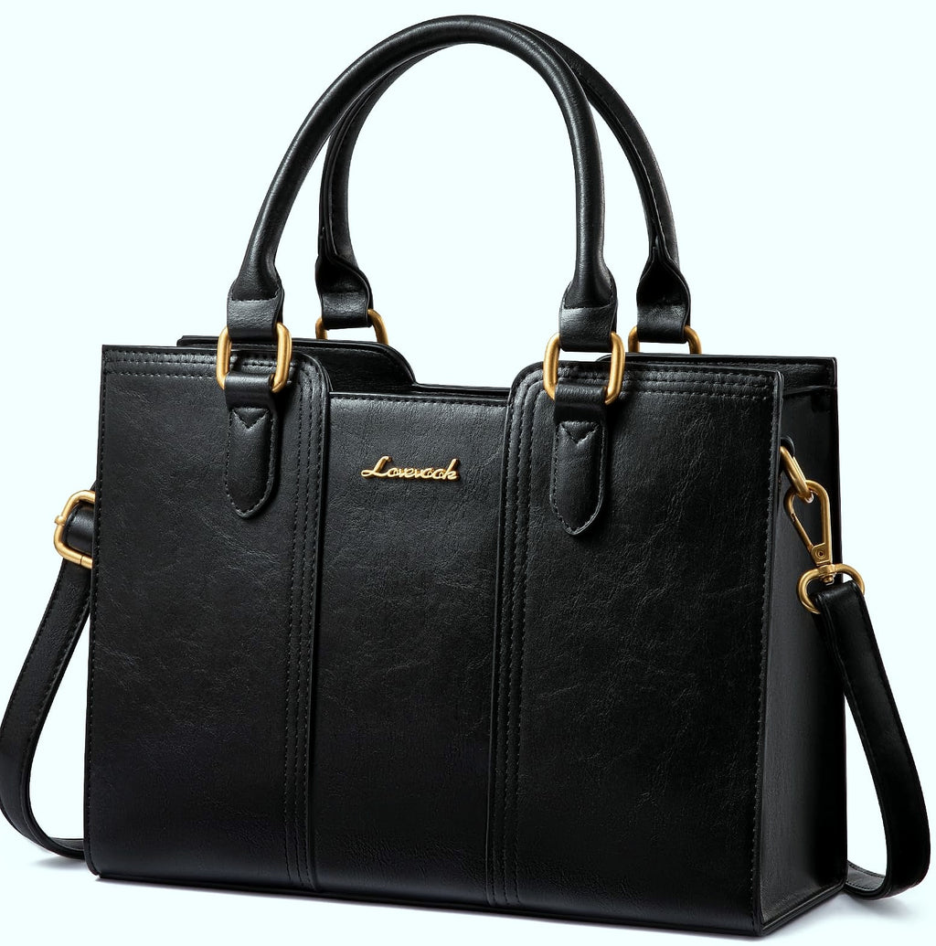 LOVEVOOK Vintage Leather Shoulder Handbag Small Satchel Crossbody Bag