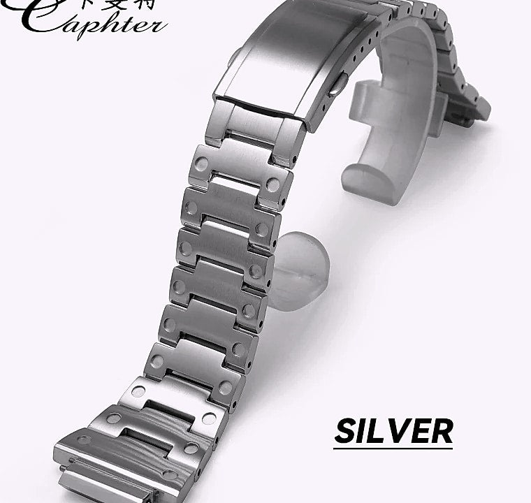 Caphter GM-2100 Metal Watchband Stainless Steel Bracelet