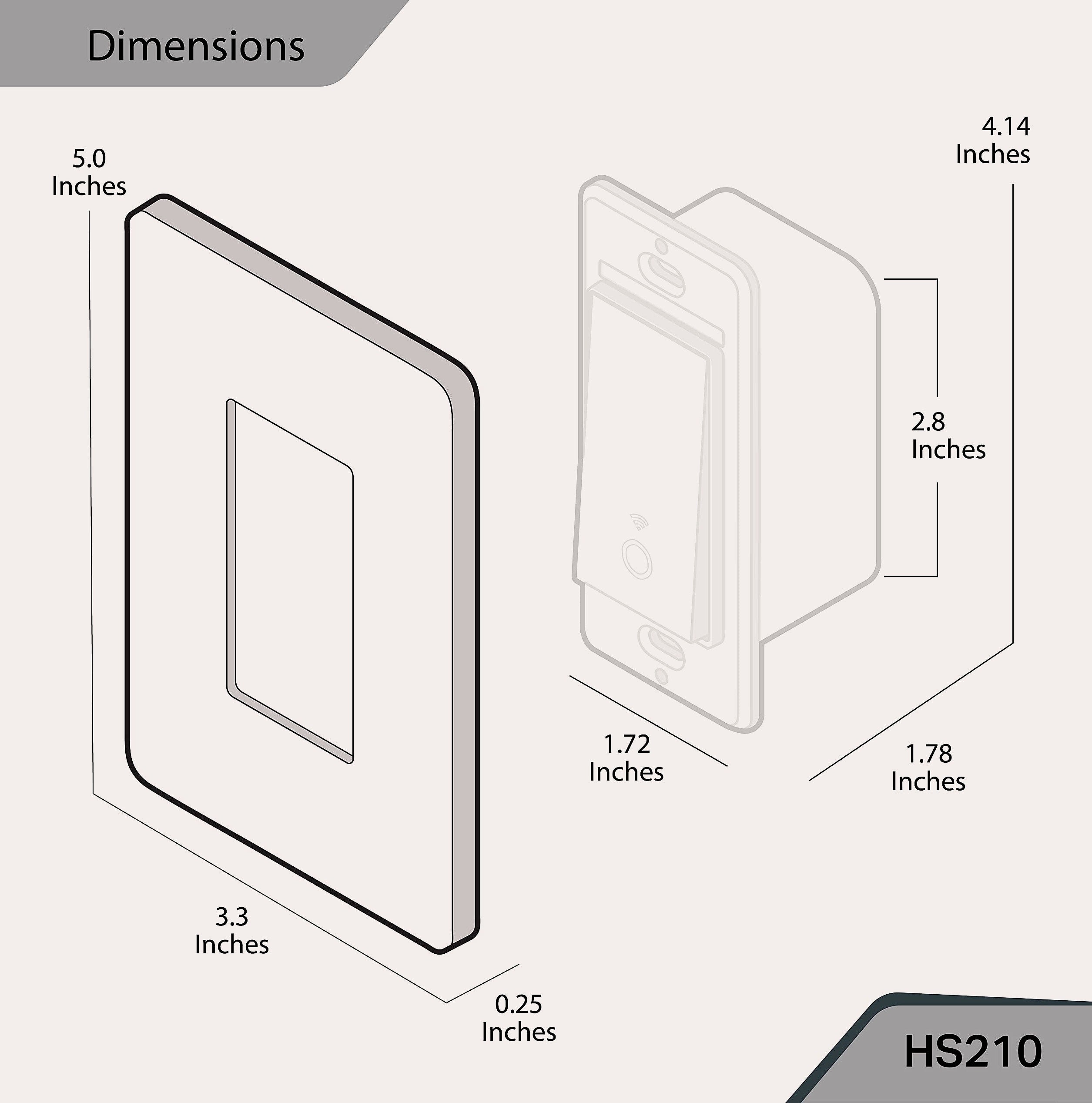 Kasa Smart HS210 3-Way Wi-Fi Light Switch Kit, 2-Pack