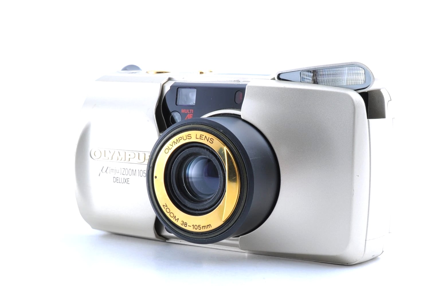 Olympus μ mju Zoom 105 Deluxe Point & Shoot Film Camera JAPAN [NEAR MINT]