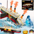 Titanic Ship 1883-Piece Building Block Set with Light