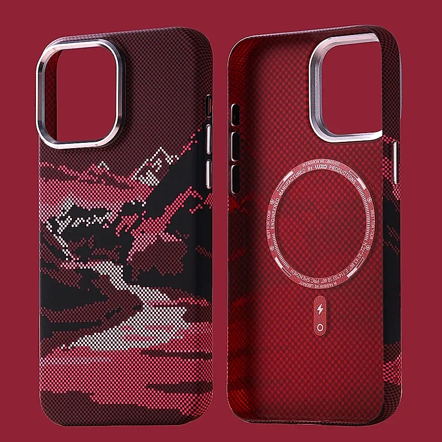 PPC Abstract Landscape MagSafe iPhone Case with Lens Shield