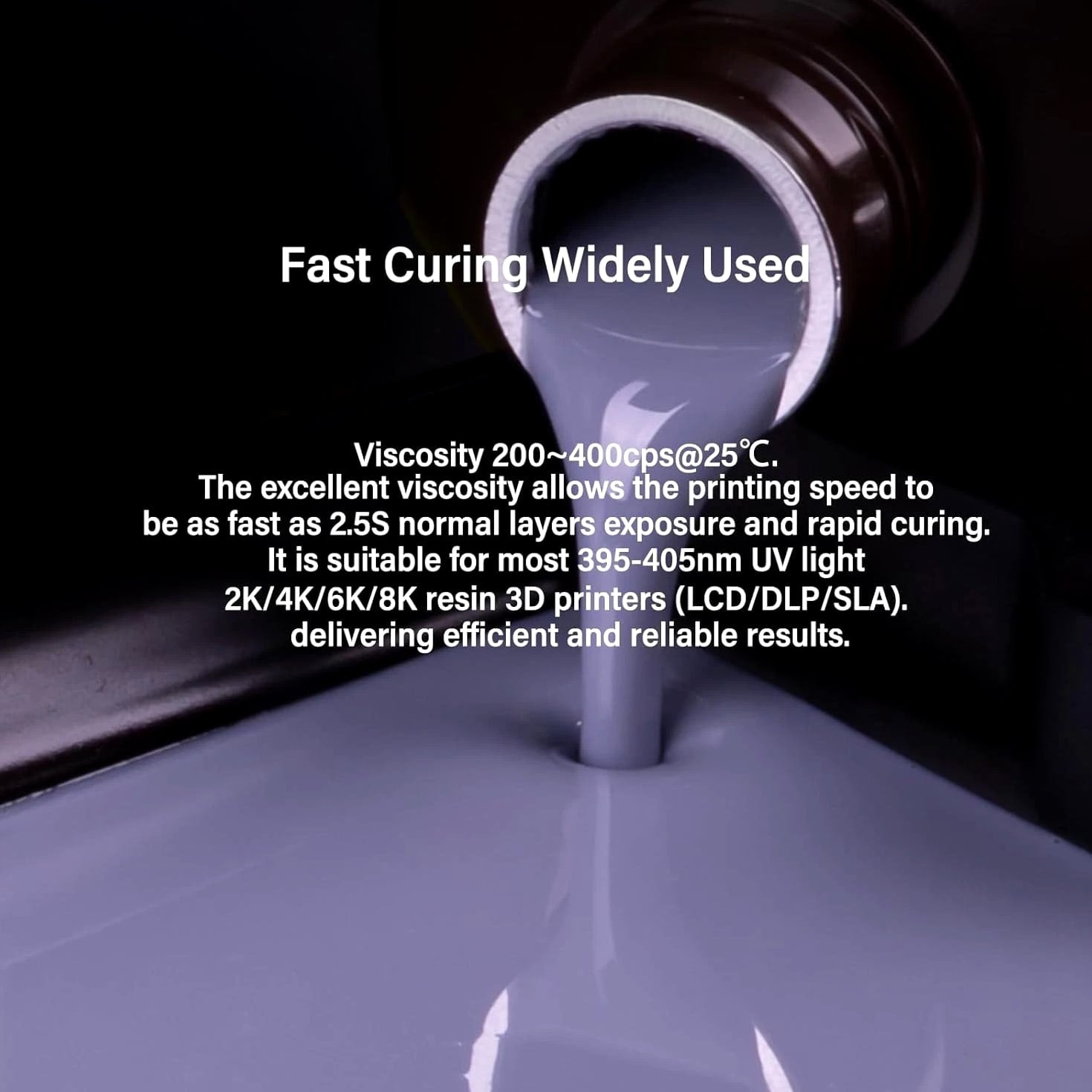 Antinsky Standard Lite Resin UV-Curing 3D Printer Resin 405nm Photopolymer