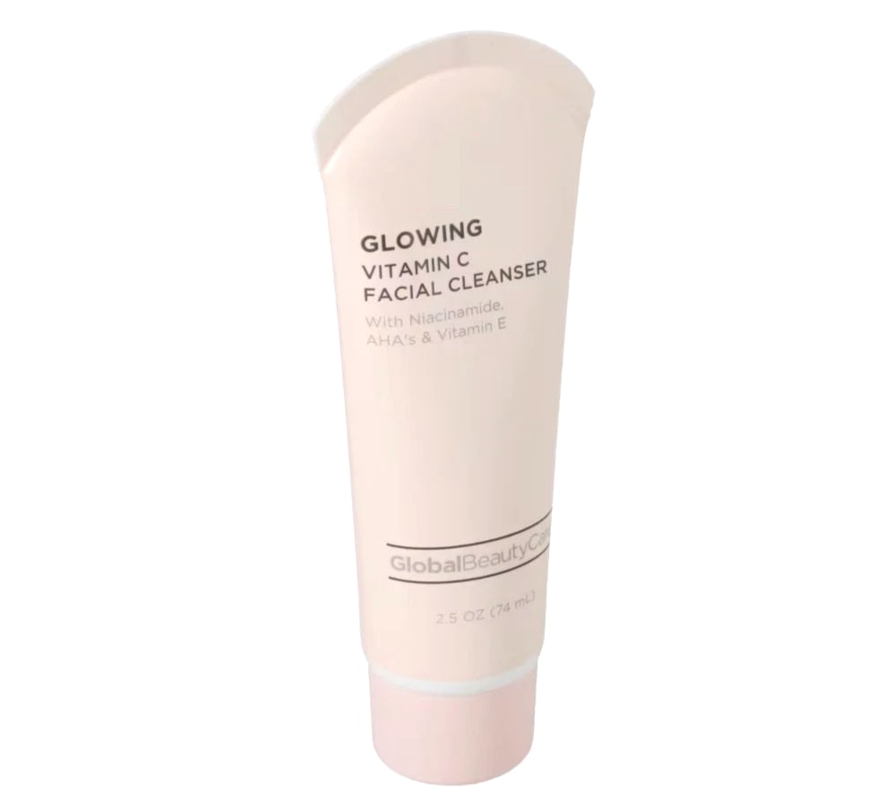 Global Beauty Care Glowing Skincare Collection: Vitamin C Skin Cream, Facial Cleanser & Eye Cream