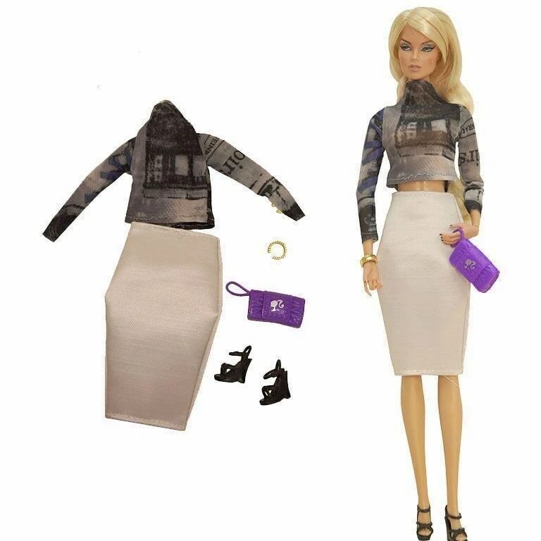 Doll Clothes Outfits Set Shirt Coat Jacket Skirt Dress Pant Accessory 11.5" Doll