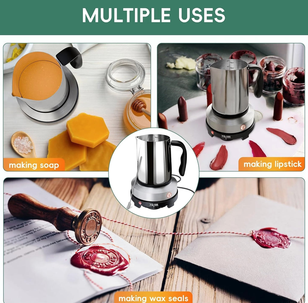 Candle Making Kit with Hot Plate, Candle Making Supplies for Beginners Adults, W...