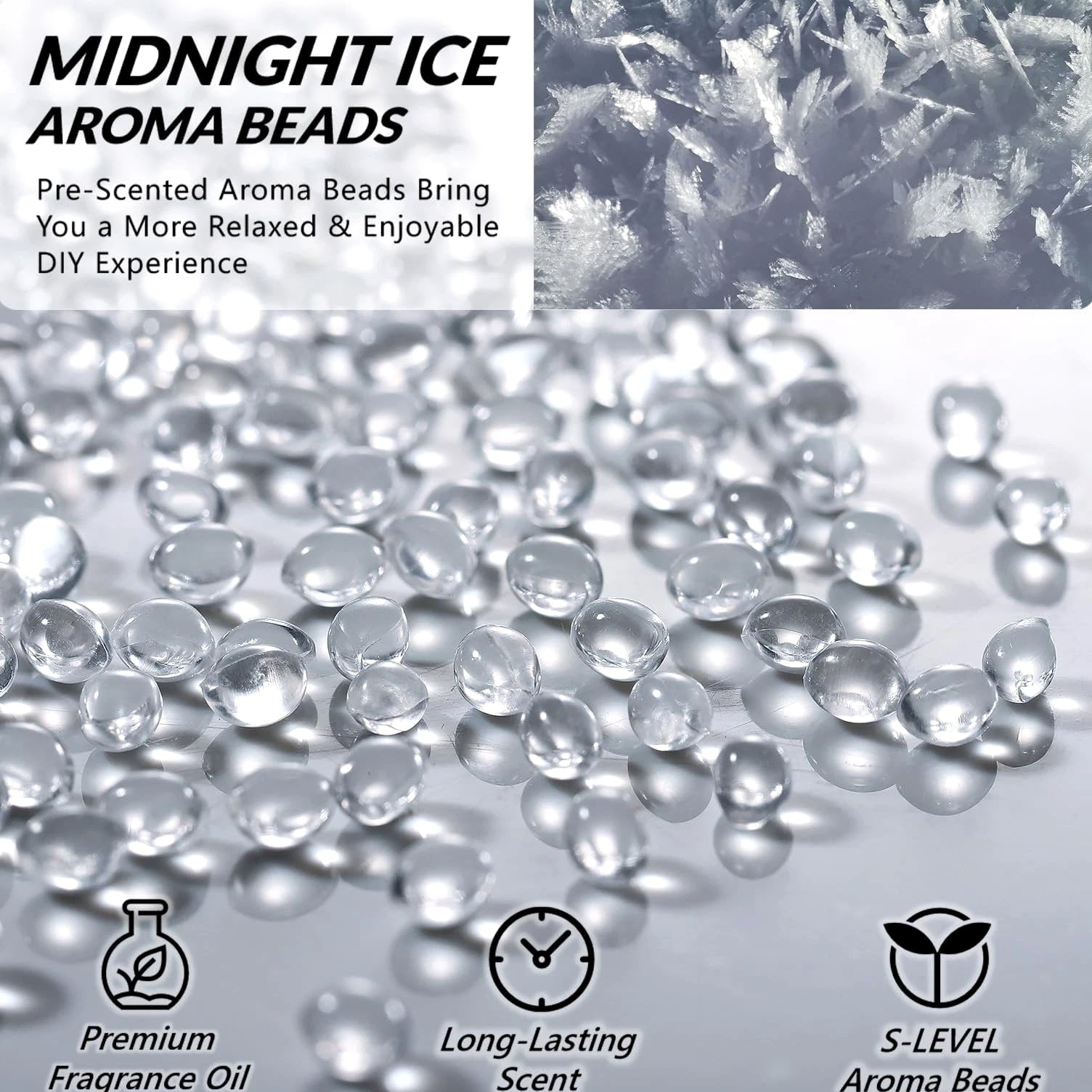 M436 Car Freshie Supplies Starter Kit with 1LB Scented Aroma Beads, 4 Inch Circle