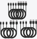 Smays USB-C Cable 10-Pack 3ft Type C Charger Bulk