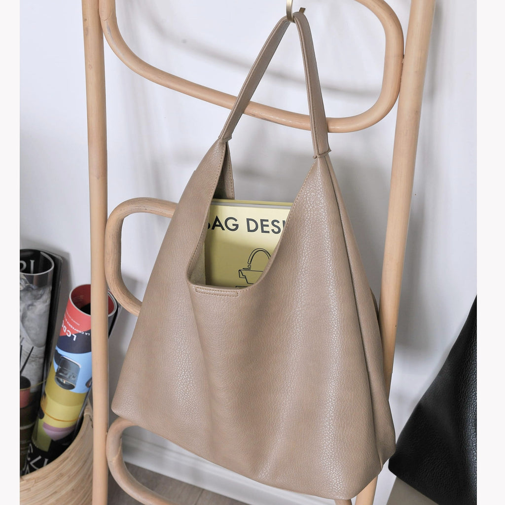 HOXIS Hobo Bag Women Soft Vegan Leather Shoulder Handbag