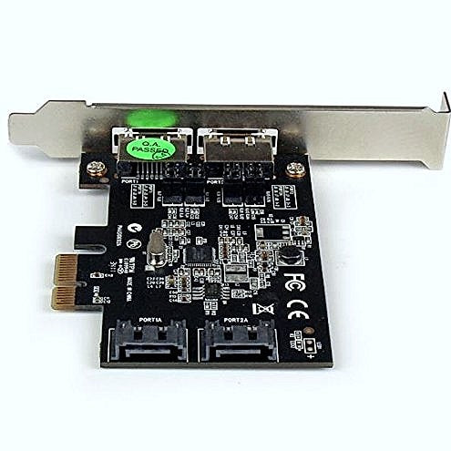 StarTech PEXESAT322I 2-Port PCIe SATA eSATA Controller Card