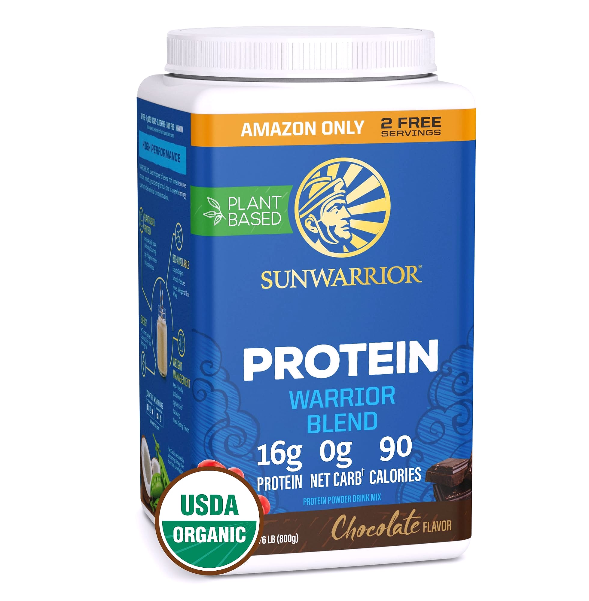 Sunwarrior Warrior Blend Vanilla Plant Protein Powder