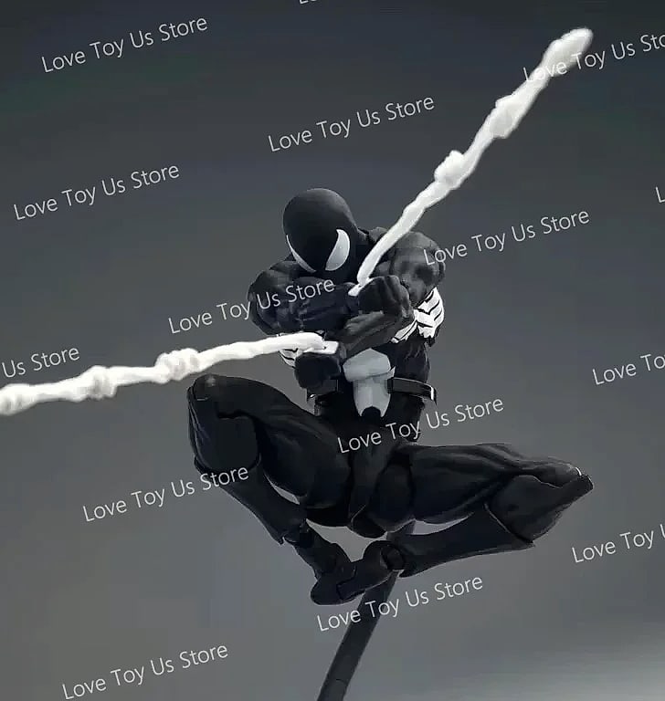 Bandai Spider-Man Symbiote Action Figure Black Suit