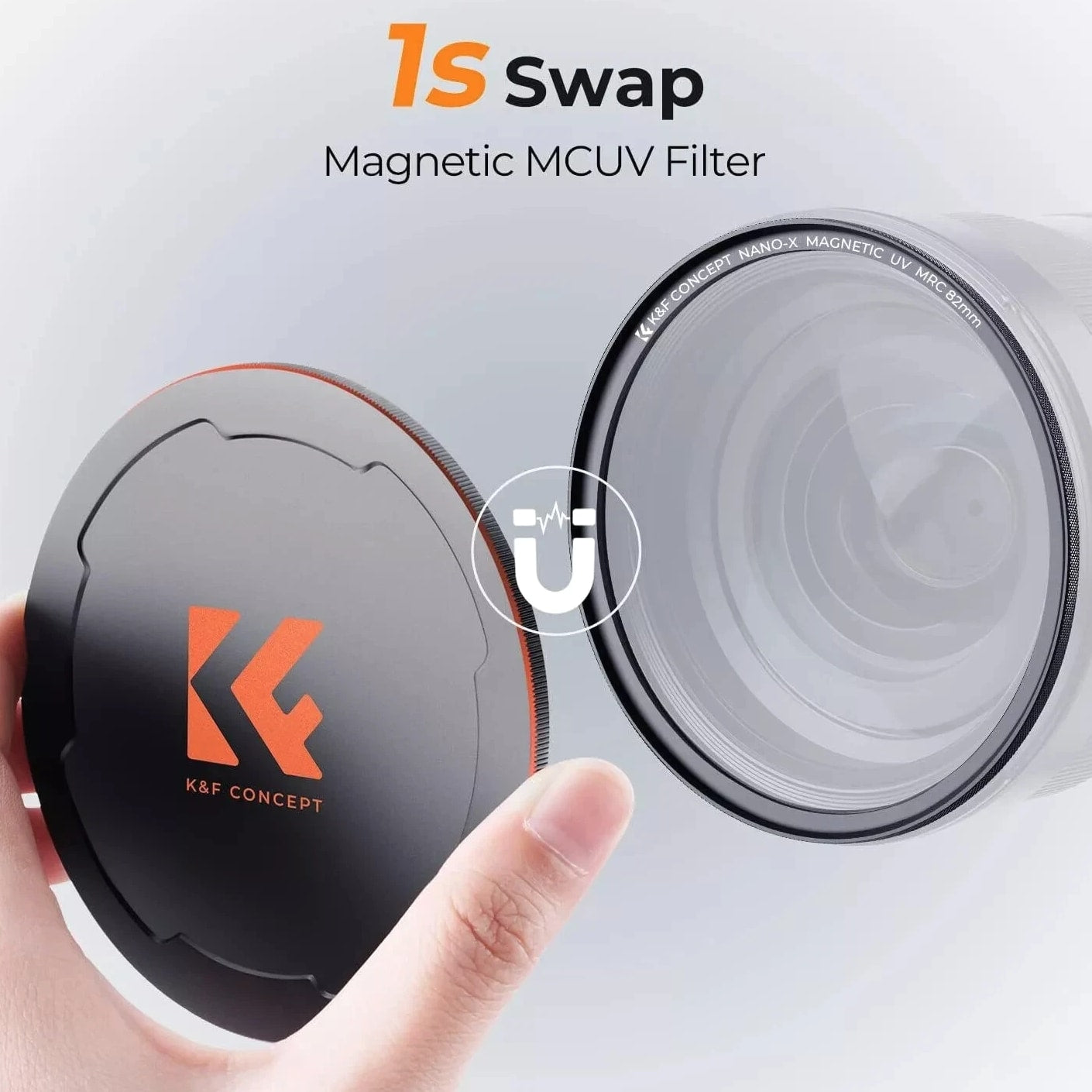 K&F Concept 49-82mm Nano-X Magnetic MC UV Lens Protection Filter for Camera Lens