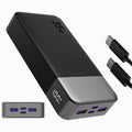 Power Bank 20000mAh 35W Charging Portable External Battery Backup For Cell Phone