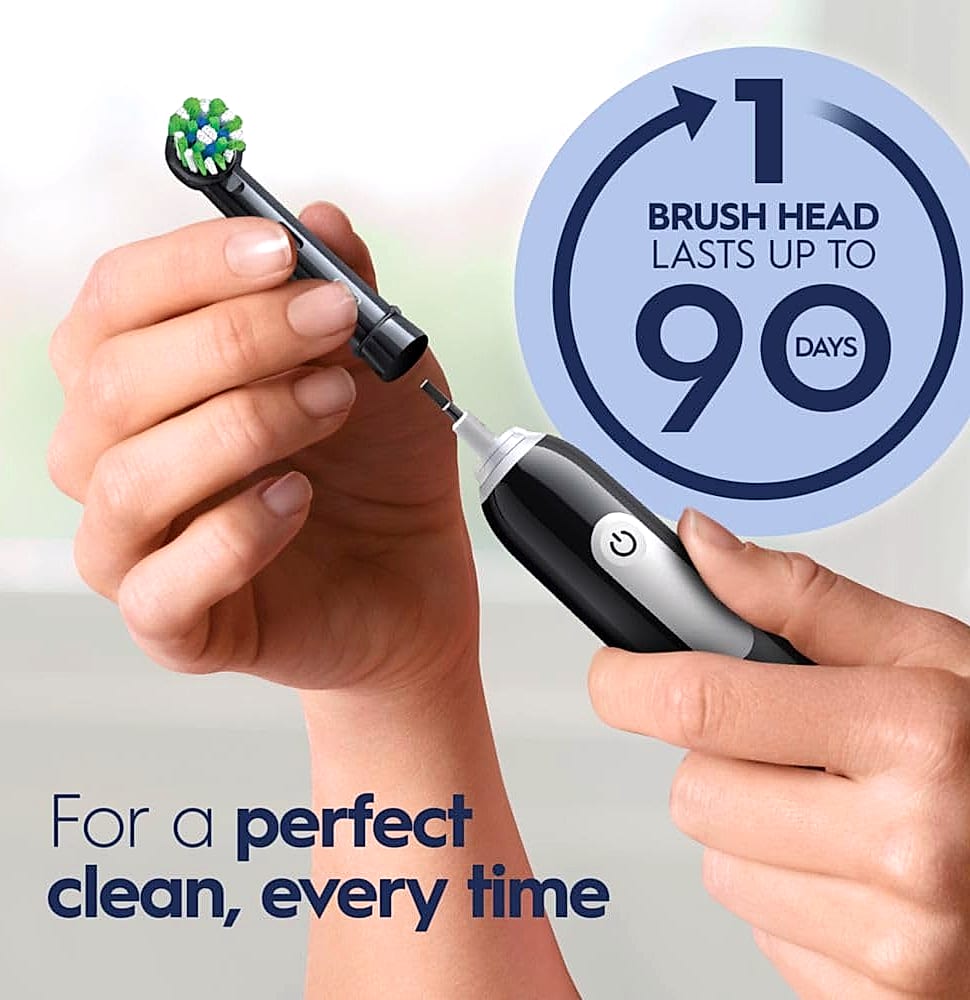 Oral-B Pro 1000 Rechargeable Electric Toothbrush, Black