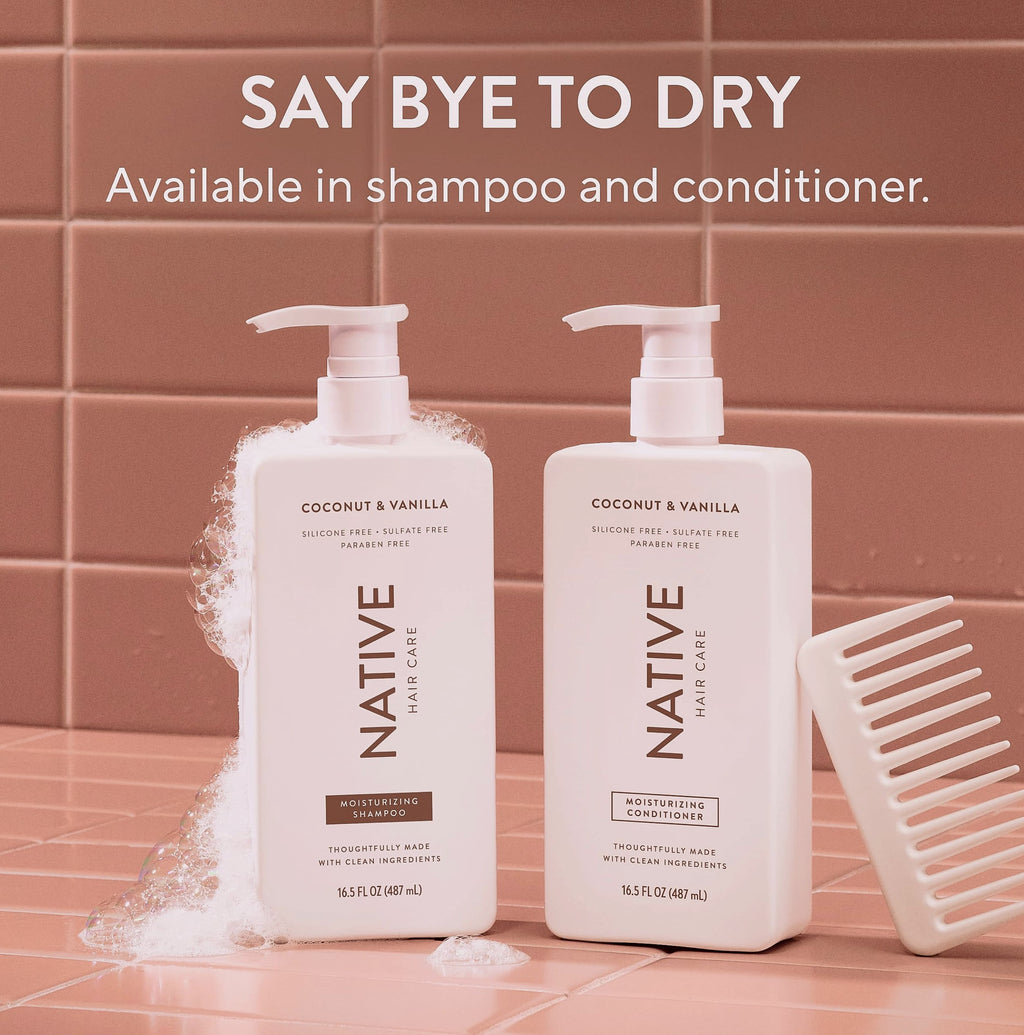 Native Coconut & Vanilla Shampoo and Conditioner Set, 2-Pack