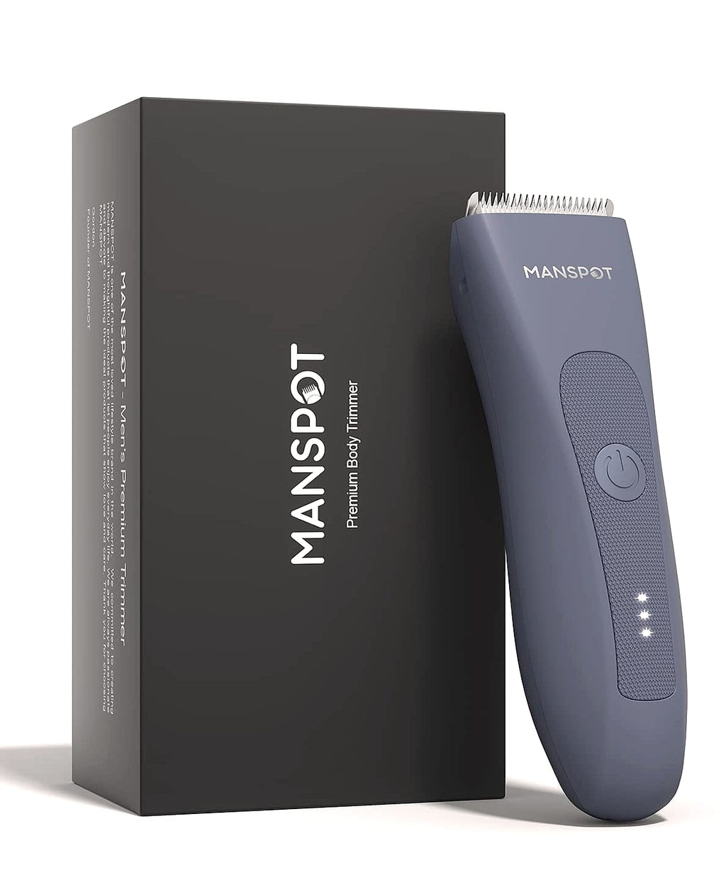 MANSPOT Groin Body Hair Trimmer with 4 Guards and Ceramic Blades