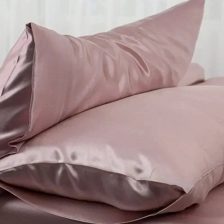 20*30 Inch Soft Breathable Smooth Cooling Mulberry Silk Pillowcase Set of 2