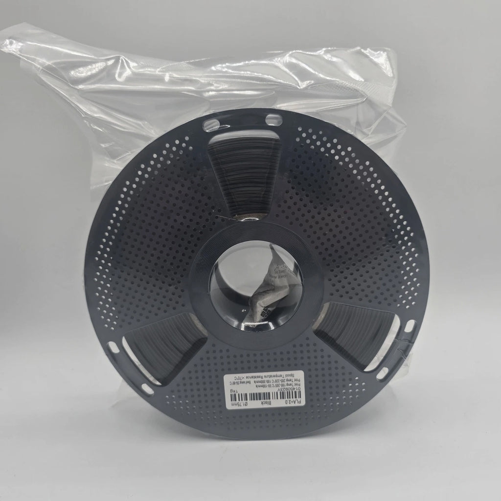 3D Printing Filament PLA+2.0 Black 1.75 mm 1 kg Bed Temp 50-60 C 01450923Y