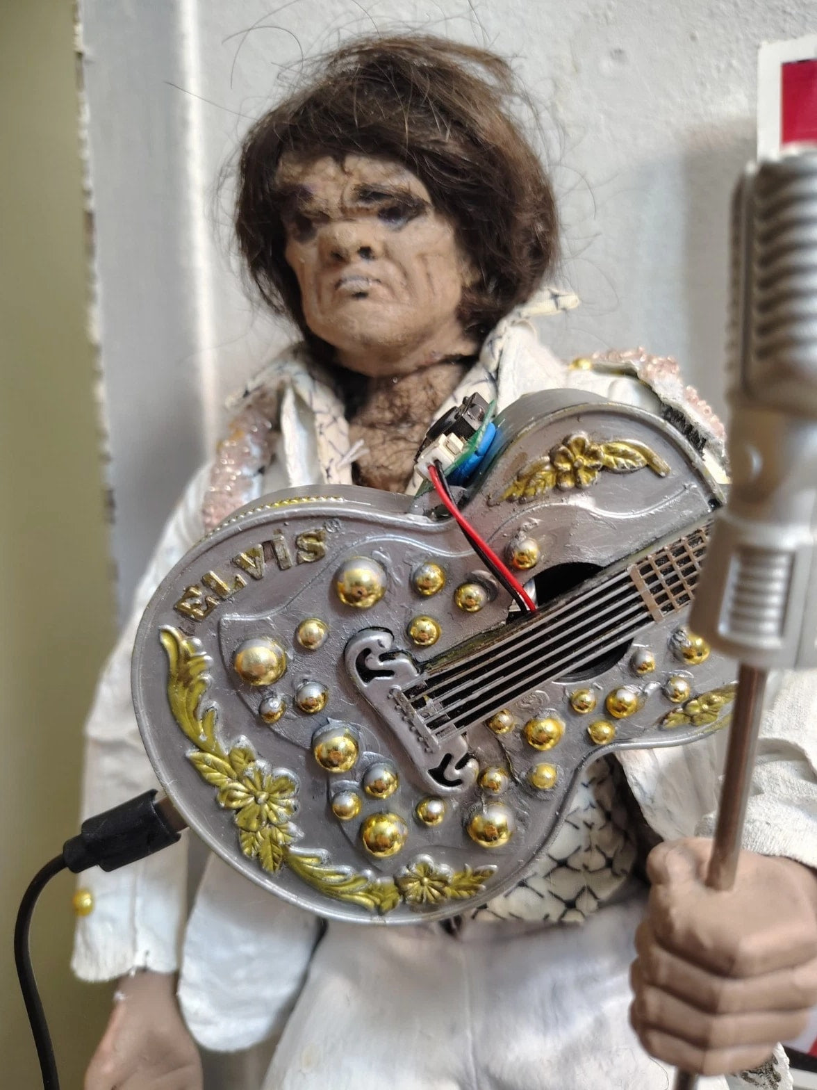 THE ORVILLE TV Show BORTUS Alien as Elvis Handcrafted Action Figure Sound Motion
