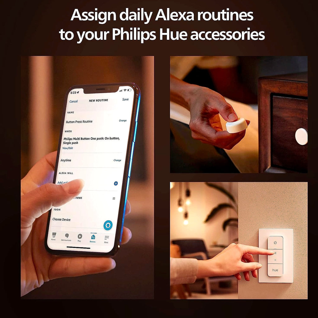 Philips Hue Smart Dimmer Switch Remote Control for Hue Lights