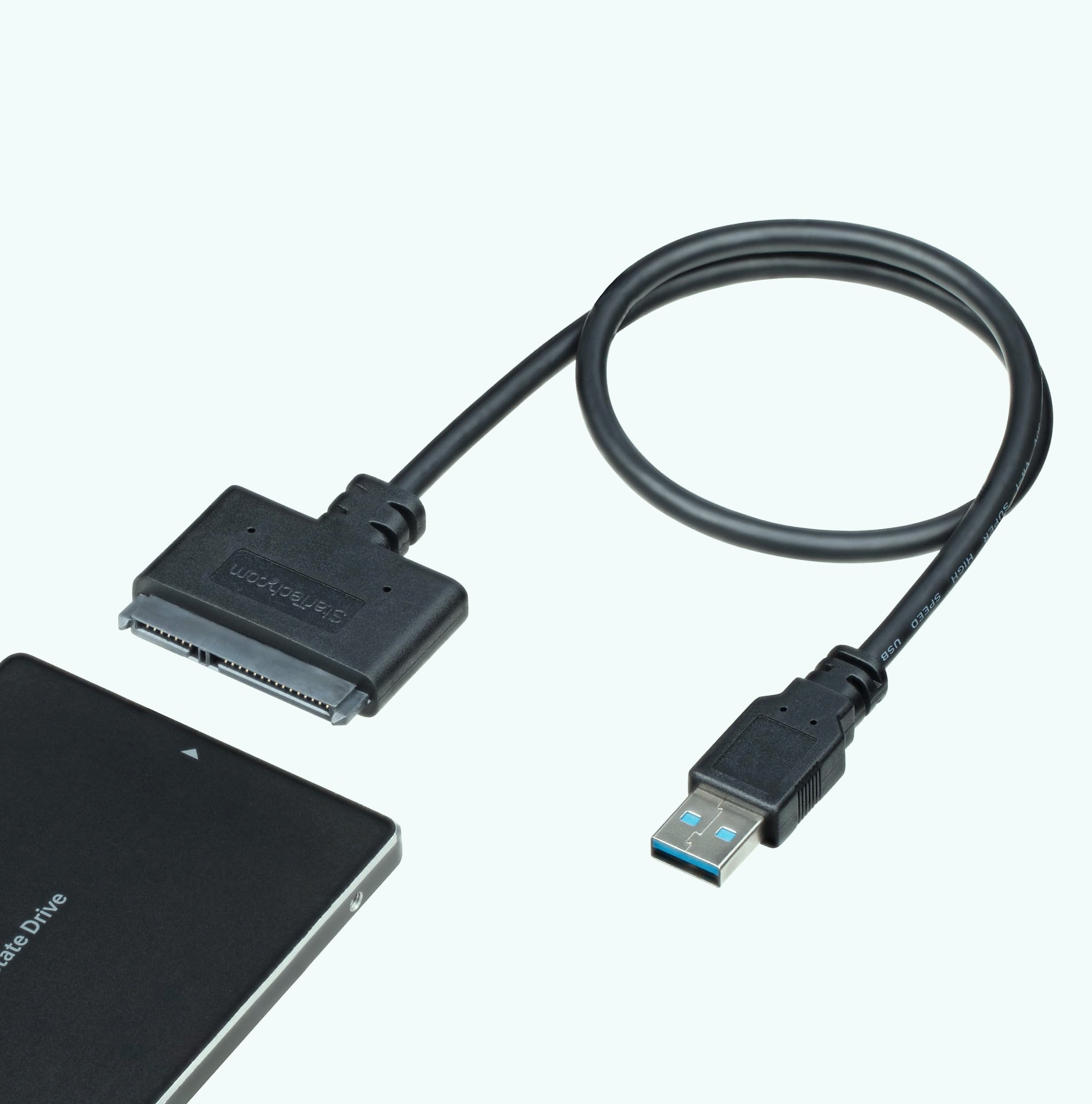 StarTech SATA to USB-C Cable, 10Gbps external hard drive adapter