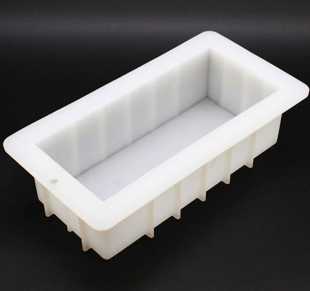 Rectangular Silicone DIY Rectangle Loaf Soap Mold 39 oz