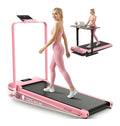 ANCHEER Walking Pad Treadmill with 12% Incline - Under Desk with Handle Bar,...
