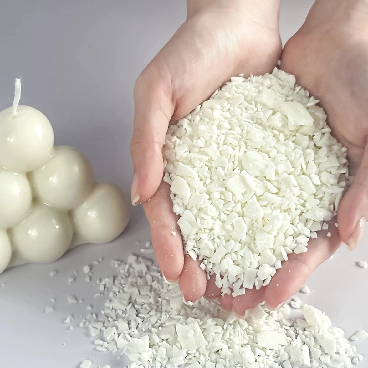 Natural Soy Wax 250g Candle Making DIY Smokeless Wax Pellets