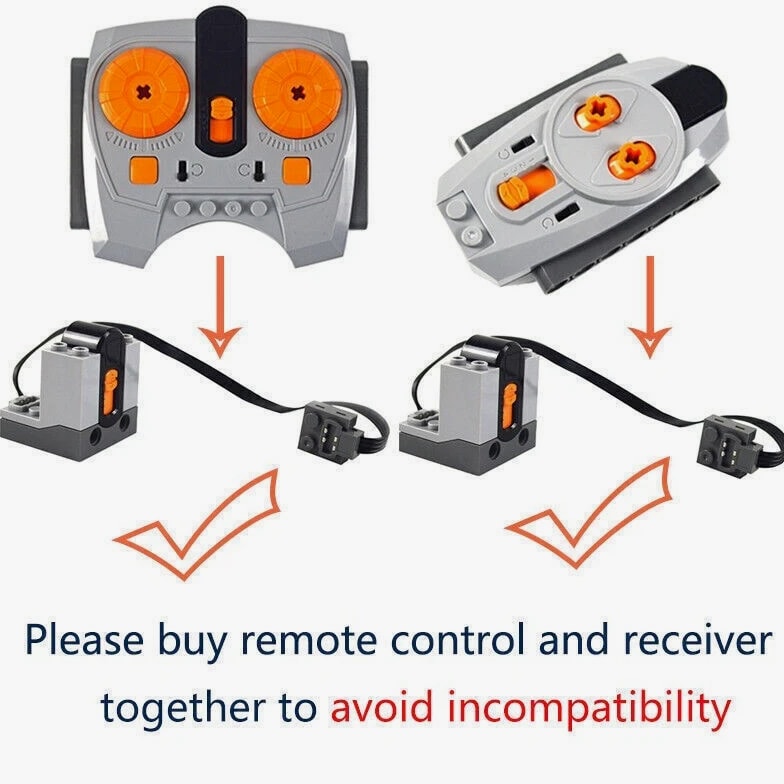 Power Functions Parts For LEGO Technic Motor Remote Receiver Battery Box