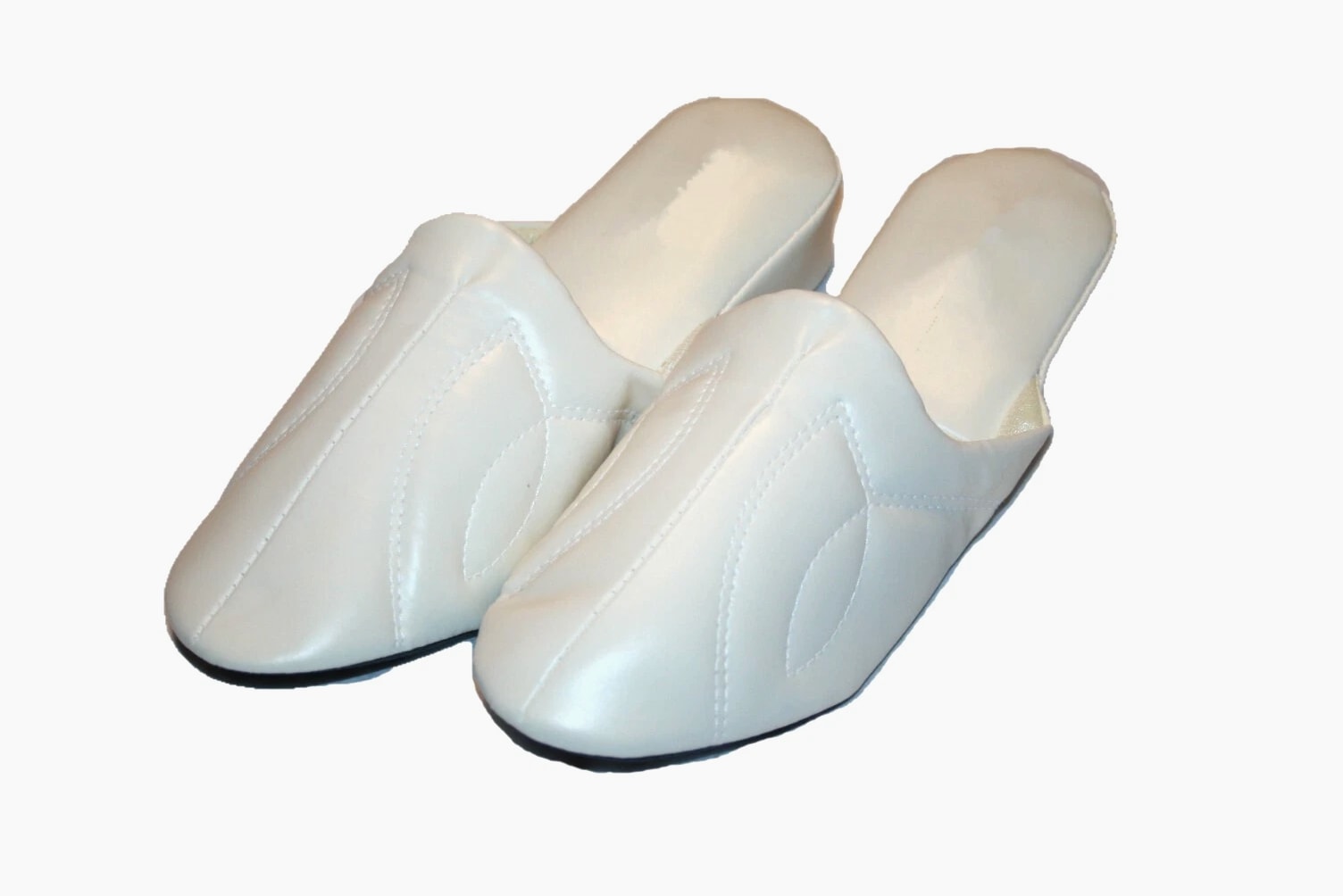 Womens Close Toe Soft Vinyl House Slippers Lt Blue Beige Pink White 6 -11