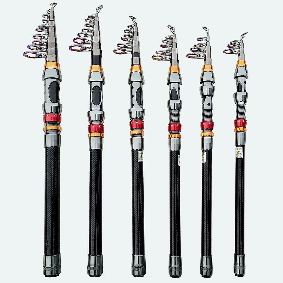 GHOTDA Telescopic Fishing Rod and Reel Combo 1.8-3.6m