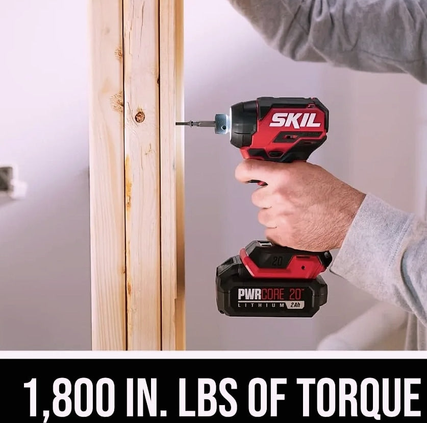 Kankeirr PWR CORE 20 Brushless Drill and Impact Driver Kit