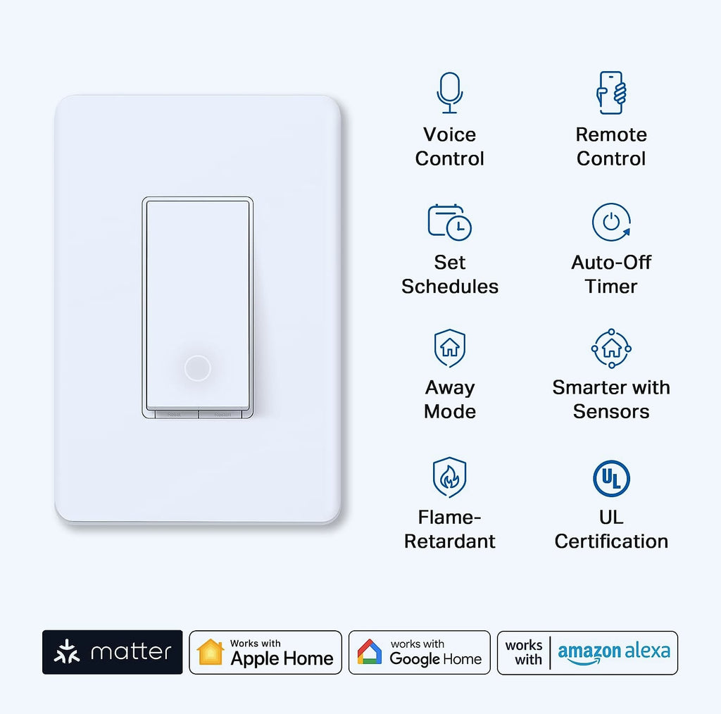 TP-Link Tapo S505 Matter Smart Light Switch 2-Pack