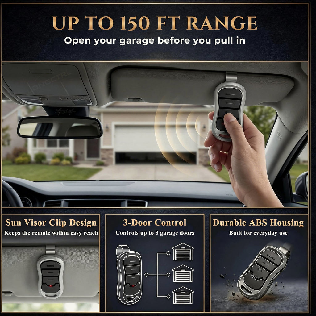 LongCtrl Genie G3T-R G3T-BX Garage Door Remote Replacement