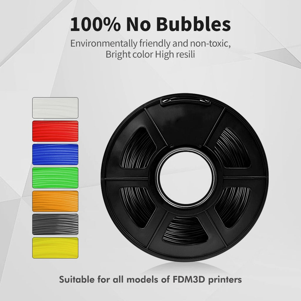 JAYO 500G Black TPU 95A 1.75mm Flexible 3D Printer Filament FDM Good Elasticity