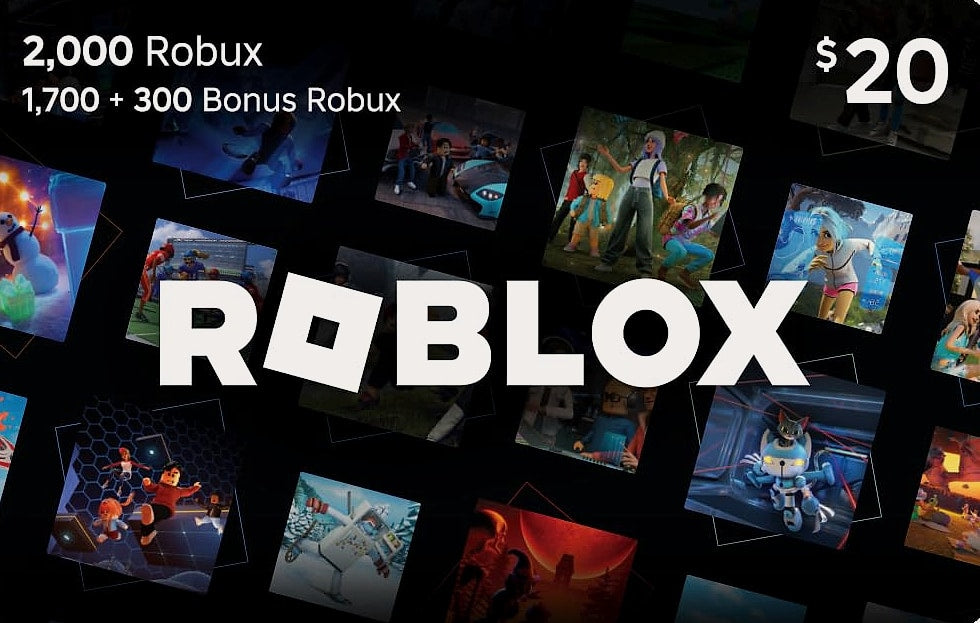 Roblox 1000 Robux Digital Gift Card with Bonus Item