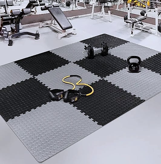 30x30cm Interlocking EVA Foam Gym Mat 16 Pieces Yoga Flooring