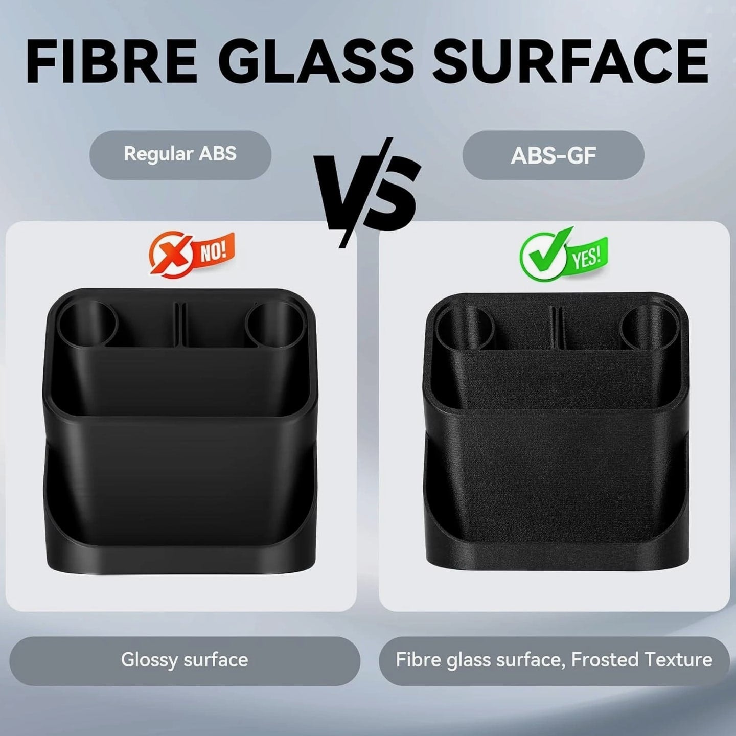 ABS-GF Filament 1.75mm, 10% Glass Fiber Reinforced Material 3D Printer, High...